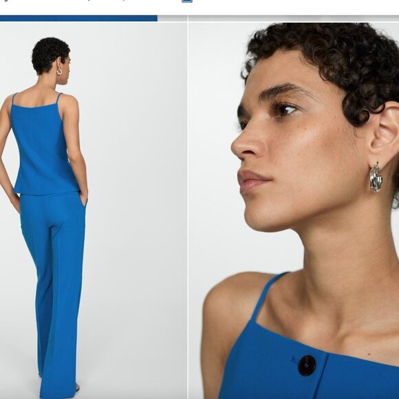 MANGO Halter-neck gilet with buttons Size S NEW WITH TAG! - Picture 4 of 11